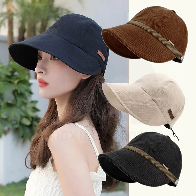 หมวกแก๊ป หมวกเบสบอล หมวกแฟชั่น ปรับสายได้ ป้องกันUV หมวกออกกำลังกายกลางแจ้ง 8 สไตล์