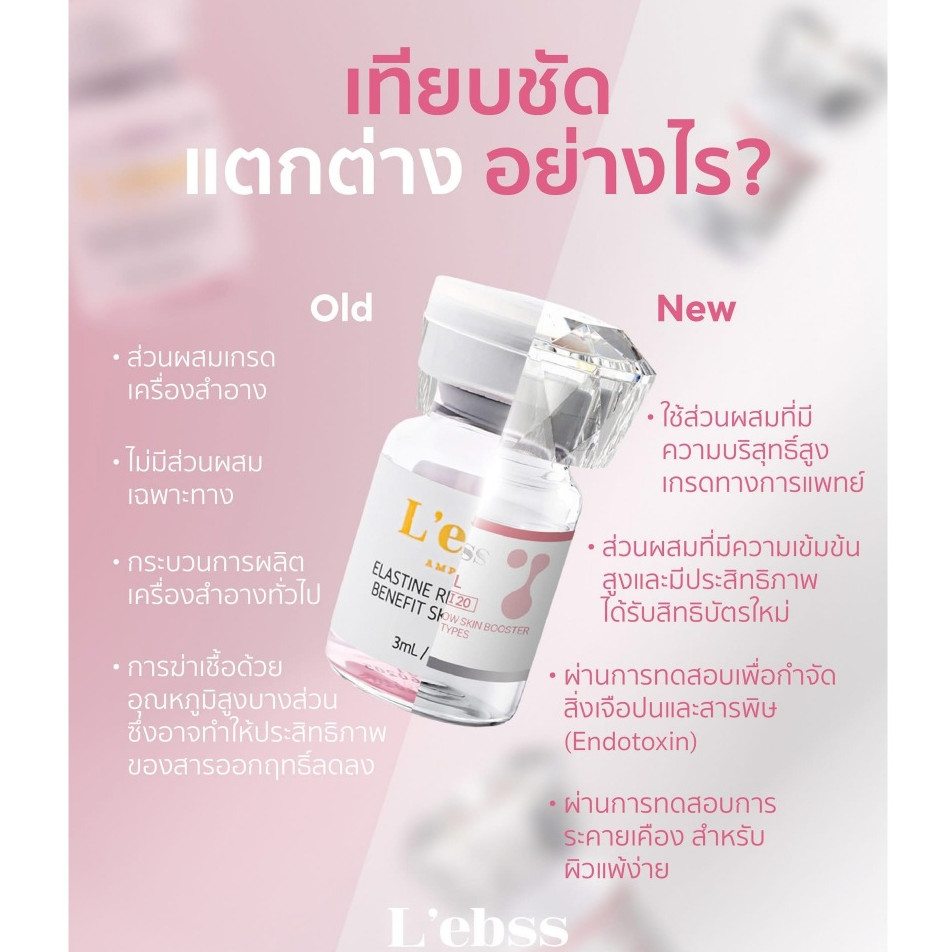 ยกกล่อง 10 ขวด ฝาเพชรของแท้ Lebss chanel Original Serum เซรั่มหน้าใส ผิวกระจก ผิวฉ่ำวาว ตัวใหม่