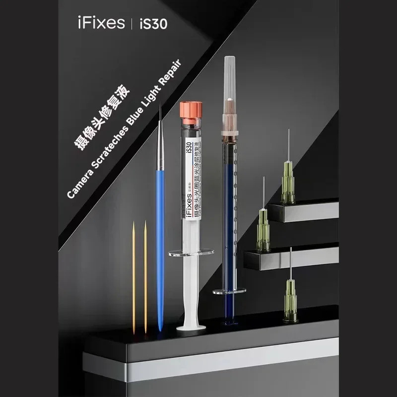 Caius IFixesI Is30 กล้อง Scrateches Blue Light Repair สําหรับ IPhone Android รอยขีดข่วนคราบได้อย่างง่ายดาย Fix Blue Beauty Light ซ่อม