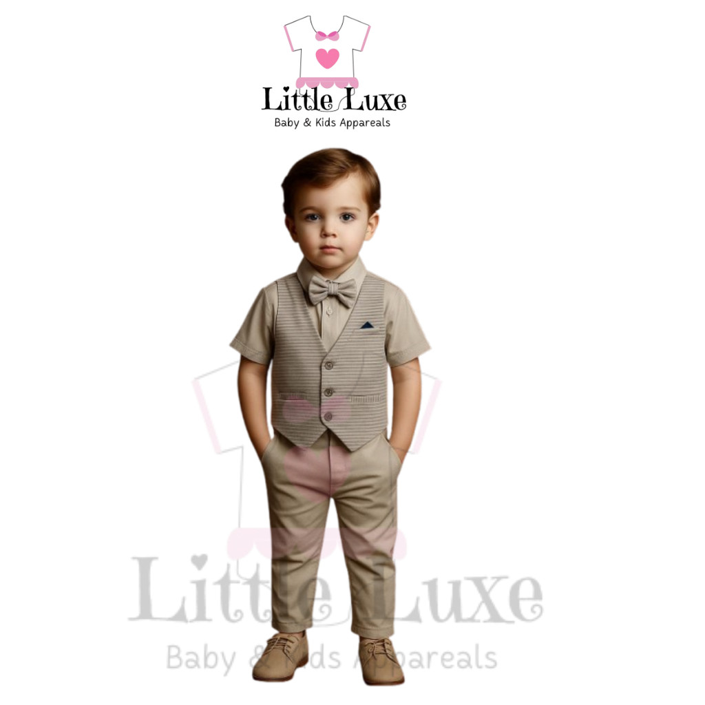 LITTLE LUXE Kids Boy Suit Top Shirt / Boy Wedding Outfit / Childrens Official Shirt /Smart Top Shirt