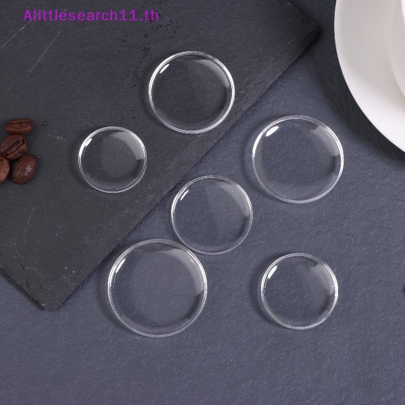 Alittlesearch11นาฬิกาอุปกรณ์เสริม25-36มมอะคริลิรอบนาฬิกากระจกฝานาฬิกาเปลี่ยนหน้ากากพื้นผิวโปร่งใสกระจกแบนใบหน้า ไทย