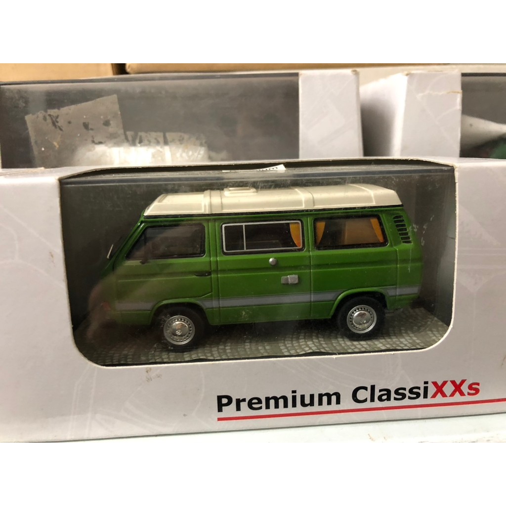 Premium classiXXS 1/43 Volkswagen Bus T3 T2 Benz Transporter โมเดลรถโลหะผสม