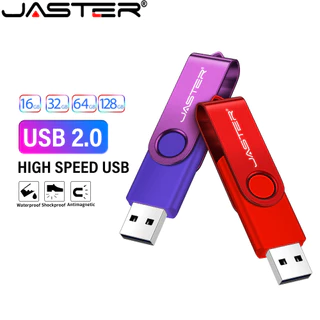 JASTER Key Chain ของขวัญ USB 2.0 แฟลชไดรฟ์ฟรีโลโก้ที่กําหนดเองไดรฟ์ปากกากันน้ํา Pendrive ของขวัญสําหรับเด็ก U Disk 64GB 32GB 16GB 8GB 4GB