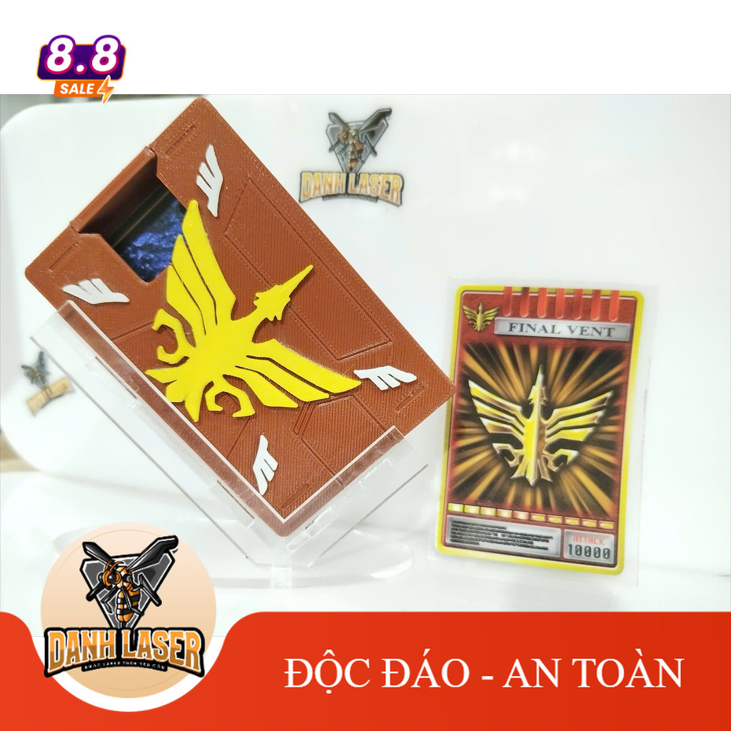 กล่องการ์ด ATM 3D Kamen Rider Ryuki & Odin – การพิมพ์ 3 มิติที่ไม่ซ้ําใคร, ถือ CCCD, การ์ดแม่เหล็ก, 