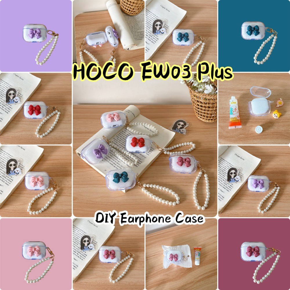 สําหรับ HOCO EW03 Plus Case DIY น่ารักกุทัณฑ์ซิลิโคนอ่อนนุ่มหูฟังกรณีปลอก NO.3