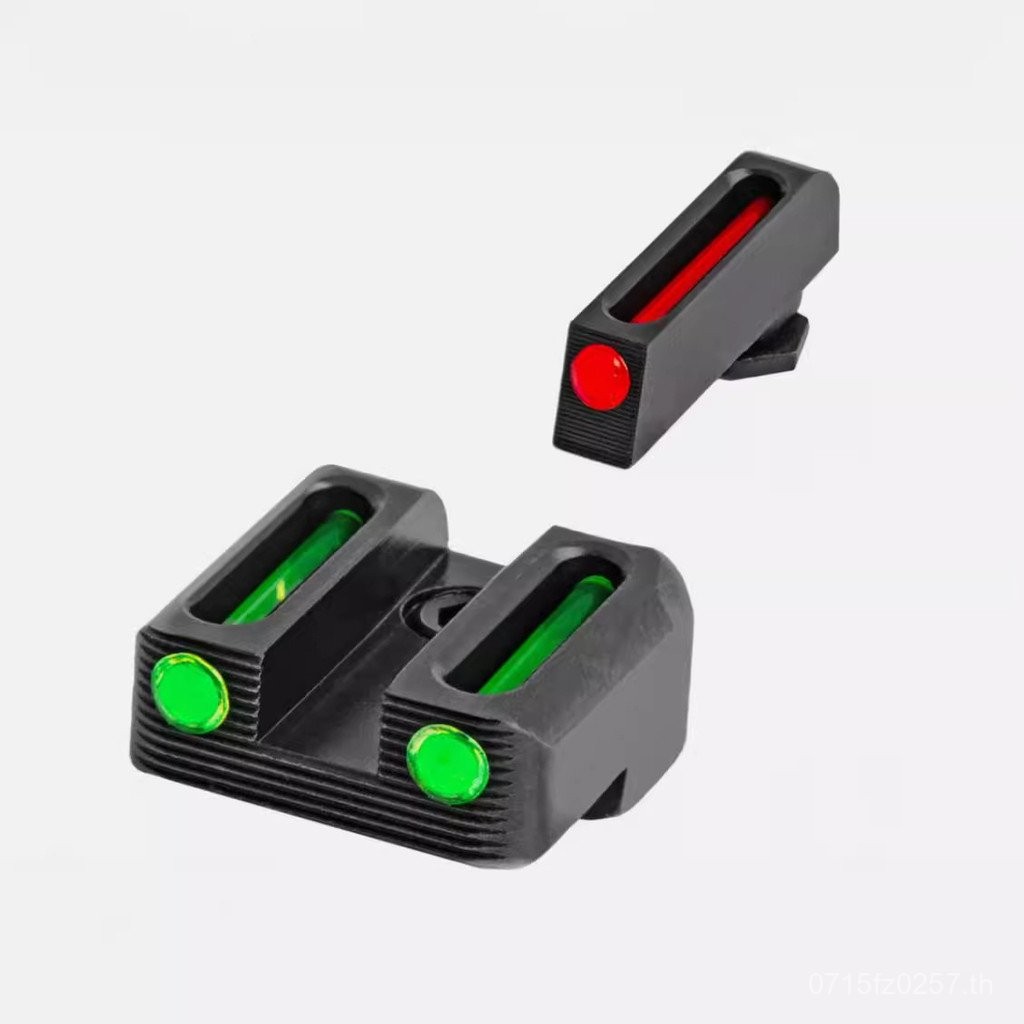 Sight Fiber Optic Sight สแตนเลสไฟเบอร์ออปติก Sight Glock ด้านหน้าด้านหลัง Glock ไฟเบอร์ออปติก Sight 