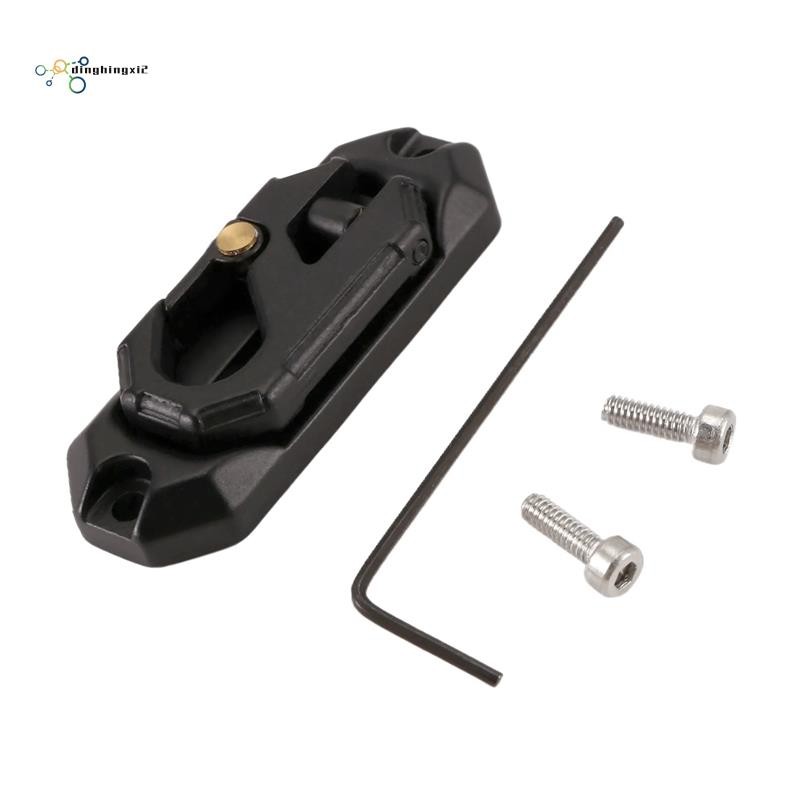 Winch Control Mount แผ่นโลหะ Winch Hook Recovery เครื่องมือเหมาะสําหรับ RC Crawler รถ Axail SCX10 TR