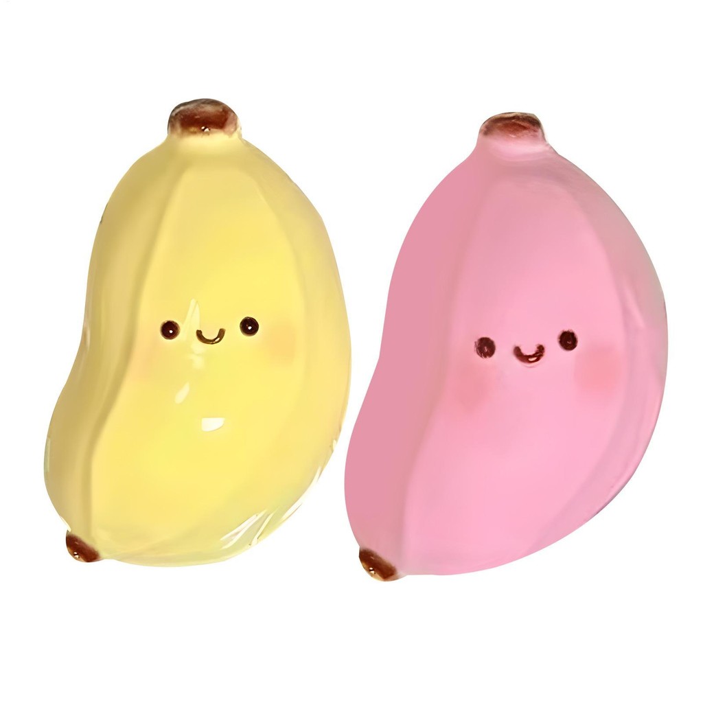 อวบกล้วยฟื้นตัวช้า Squishy ของเล่นซิลิโคนเหมือนบีบของเล่นความเครียดบรรเทา Squishy yunath