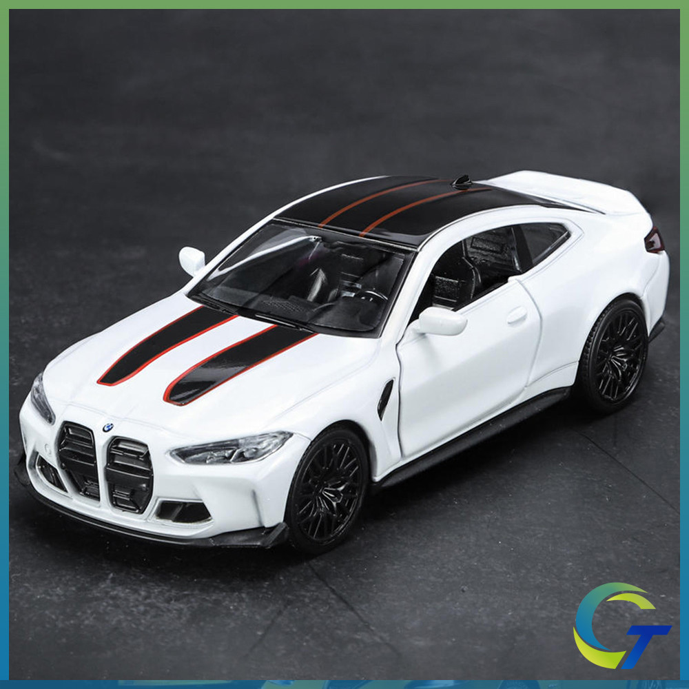 1:36 BMW M4 CSL ของเล่นDiecastรถรุ่นรถยนต์ของเล่นคอลเลกชันของขวัญสําหรับชายเด็ก