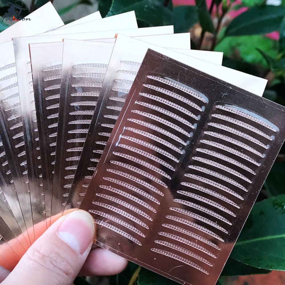 36 ชิ้น Double Eyelid สติกเกอร์เส้นใยธรรมชาติ Eyelid Contour สติกเกอร์สําหรับ Droopy Lis Hooded Eyes - รูปที่ 7