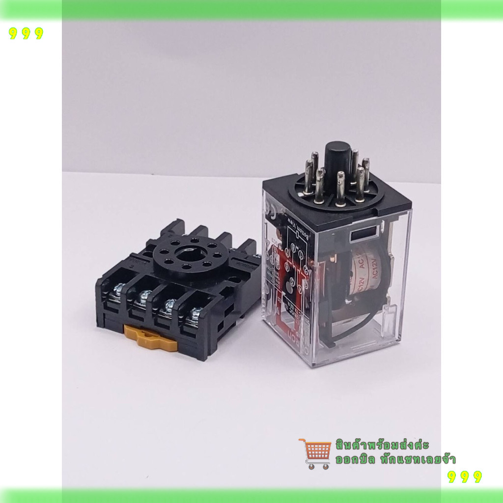 สั่งเลย! MK2P-I 12VAC รีเลย์ ฐานเสียบขาเสียบ MK2P 12vac MK2P-I 12VAC สินค้าถ่ายจากงานจริงของทางร้าน