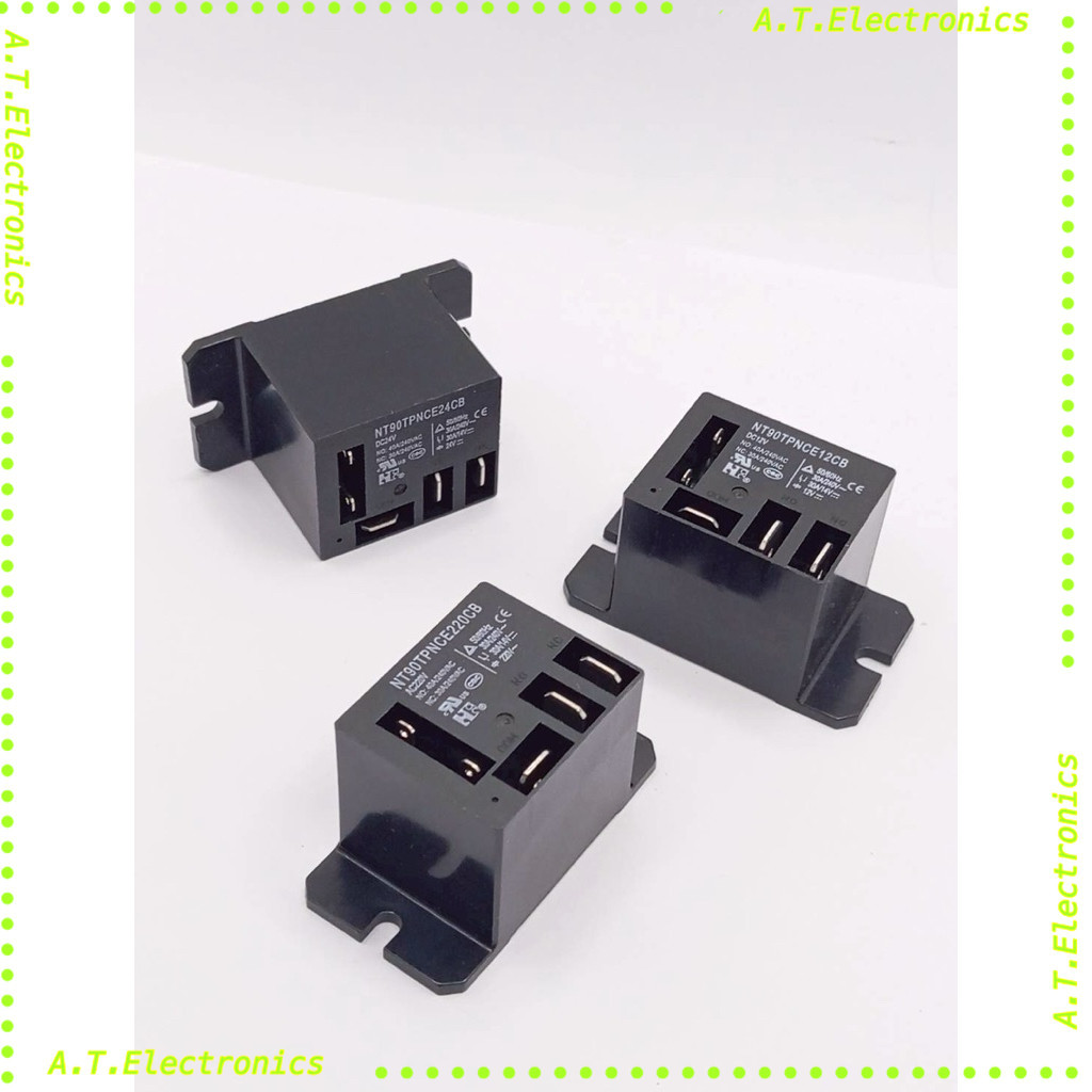 พร้อมส่ง! รีเลย์ NT90TPNCE220C 12v 24v 220v รีเลย์ทนกระแสแอมสูง NT90TPNCE220C 12v 24v 220v ดีเลย์ตู้เชื่อม