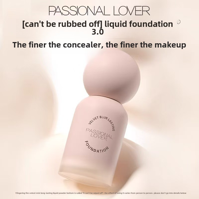 คนรักหลงไหลถอดลงจากรองพื้นไม่ได้ 3.0 Facial Soft and Moisturized Makeup Holding Foundation ไม่ใช่เรื่องง่ายที่จะลบเครื่องสําอางและรองพื้นผิวมัน