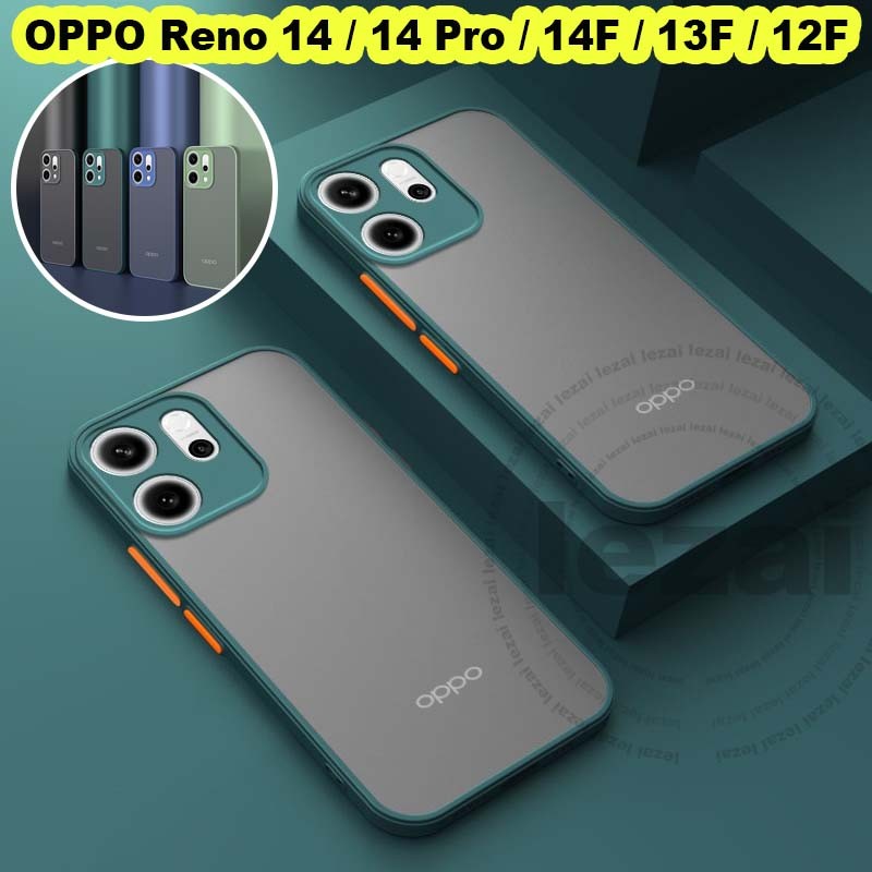 เคสOPPO Reno 14F 14 Pro 5GเคสOPPO Reno 13F 12F 13 12 Pro 5G Softเคส Case Clear กันกระแทกดีไซน์ใหม่