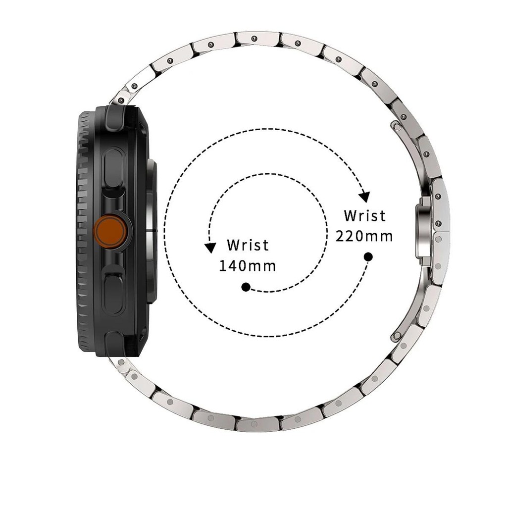 สายสแตนเลสสําหรับ Samsung Galaxy Watch 8 คลาสสิก 46 มม.นาฬิกา 8 40/44 มม.โลหะ Busines สร้อยข้อมือสําหรับ Galaxy Watch Ultra (2025) 47 มม.สายนาฬิกาธุรกิจ - รูปที่ 6
