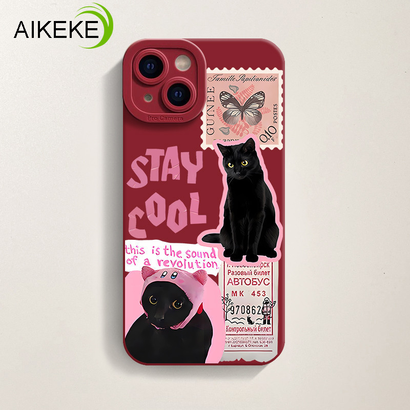 Insสไตล์แมวดําเคสโทรศัพท์สําหรับRealme GT7 GT6 GT Neo 7 6 SE GT5 GT2 GT Explorer Master Q5i Q5X Q2i 