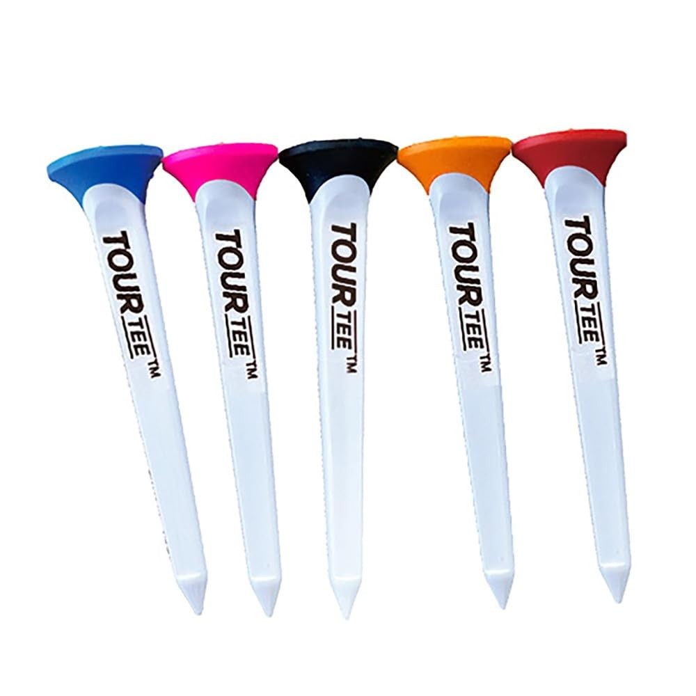 TOURTEE Tour Tee Original Golf Tees, pack of 5