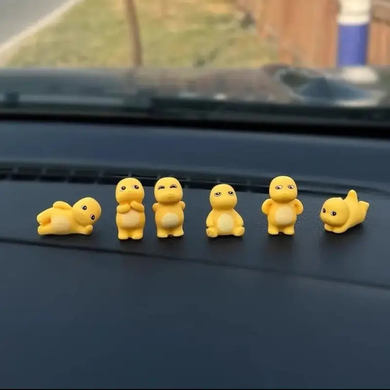 2025 ใหม่ ชุดอุปกรณ์เสริมในรถยนต์ลายมังกรนมน่ารัก ใหม่ คอนโซลกลางรถบีบอัด - รูปที่ 3