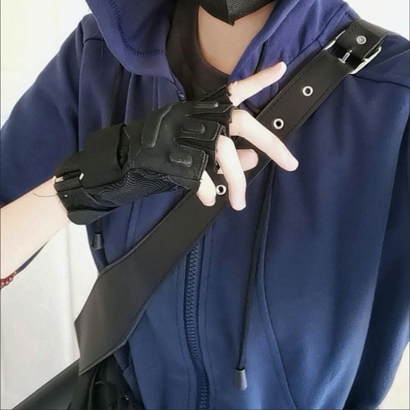 Black Hader Grave Robbery Notes Wu Xie Style Gloves Zhang Qi