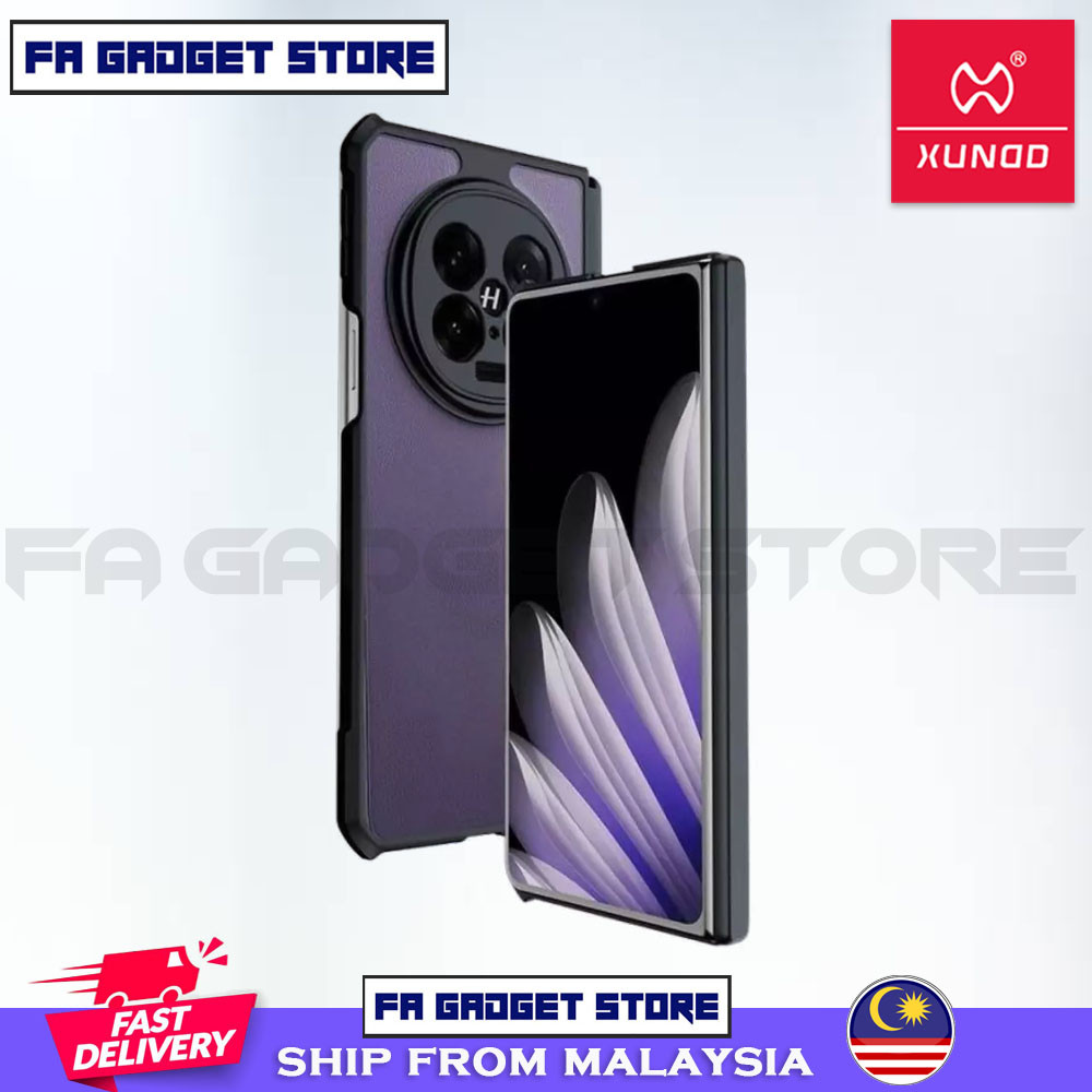 XUNDD สําหรับ OPPO Find N5 Protection Case Casing with Tempered Glass Case Casing Cover กันกระแทก