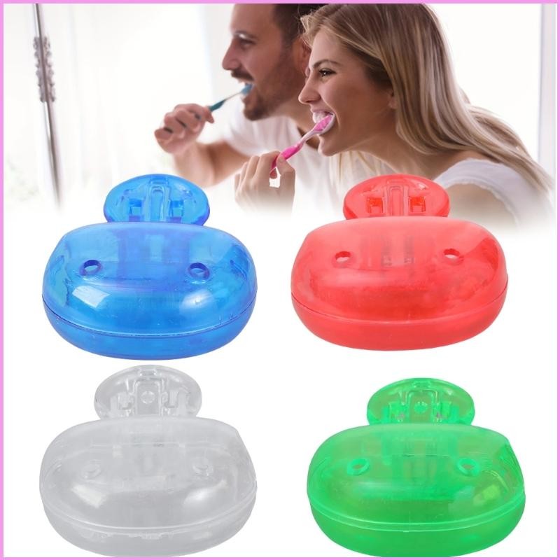 ซินน์ อเนกประสงค์เดินทางแปรงสีฟันกรณีใสแบบพกพาผู้ถือป้องกันสําหรับตั้งแคมป์ยิมธุรกิจการเดินทางใช้