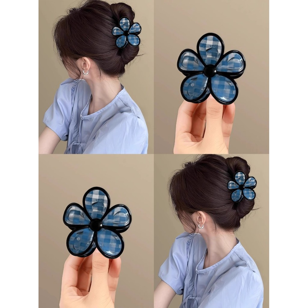ใหม่! ตัวหนีบผมตาข่ายลายฮาวายและพลูเมเรีย สไตล์คลิป_barrettes