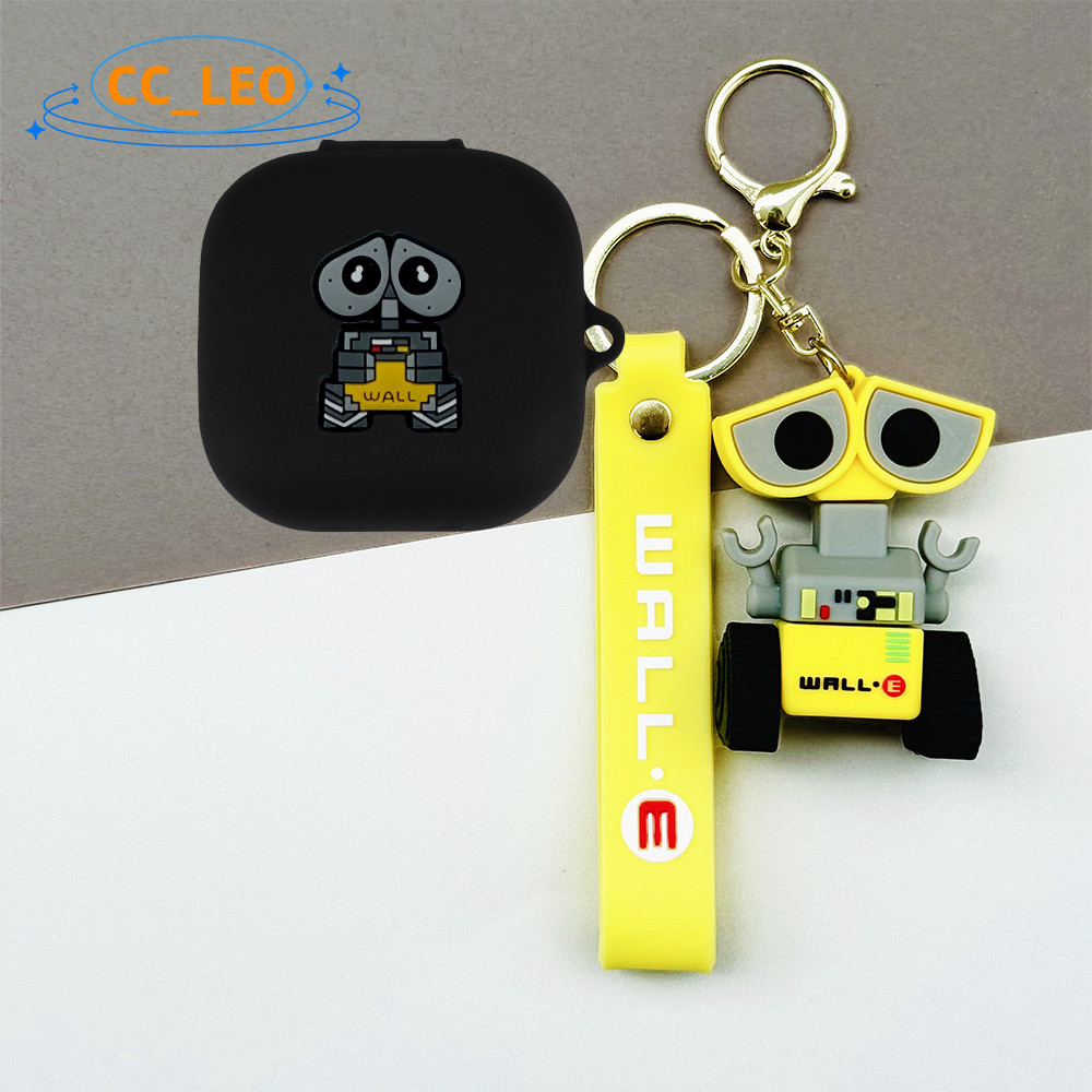 for QCY AilyBuds E20 Case Cute Keychain Pendant Cartoon Silicone Soft Case Suitable for QCY AilyBuds