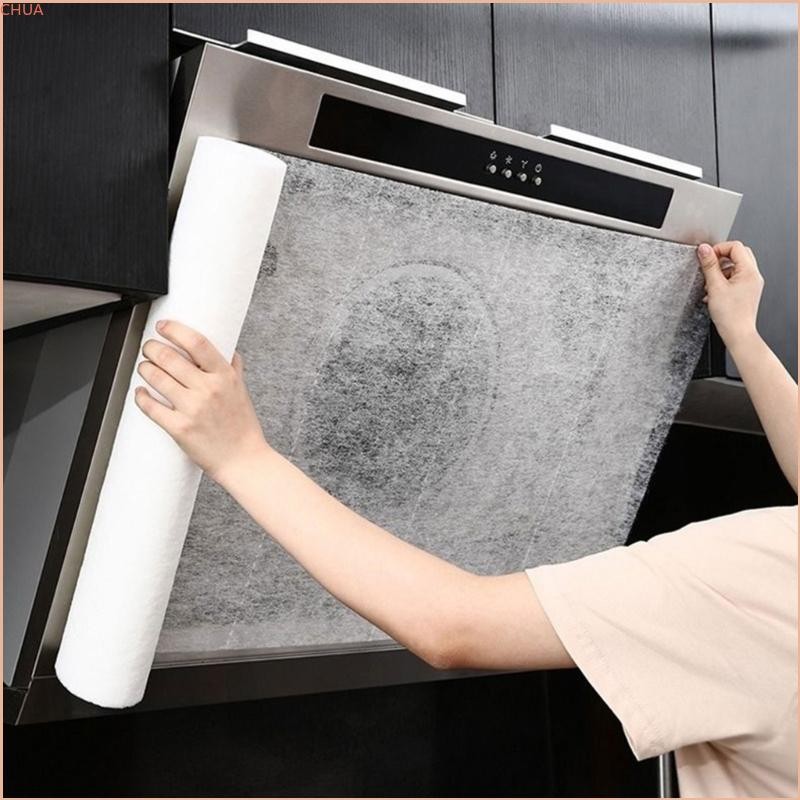 Range Hood Filter Covers Cooking Oil Strainer Anti-Oil Grease Filter Paper
