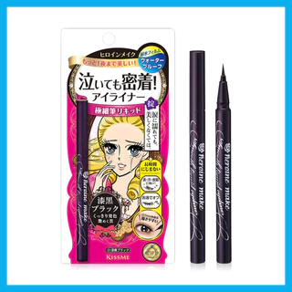 Kiss me Smooth Liquid Eyeliner Super Keep 0.4ml #01 อายไลเนอร์ สีดำ สูตรกันน้ำ.