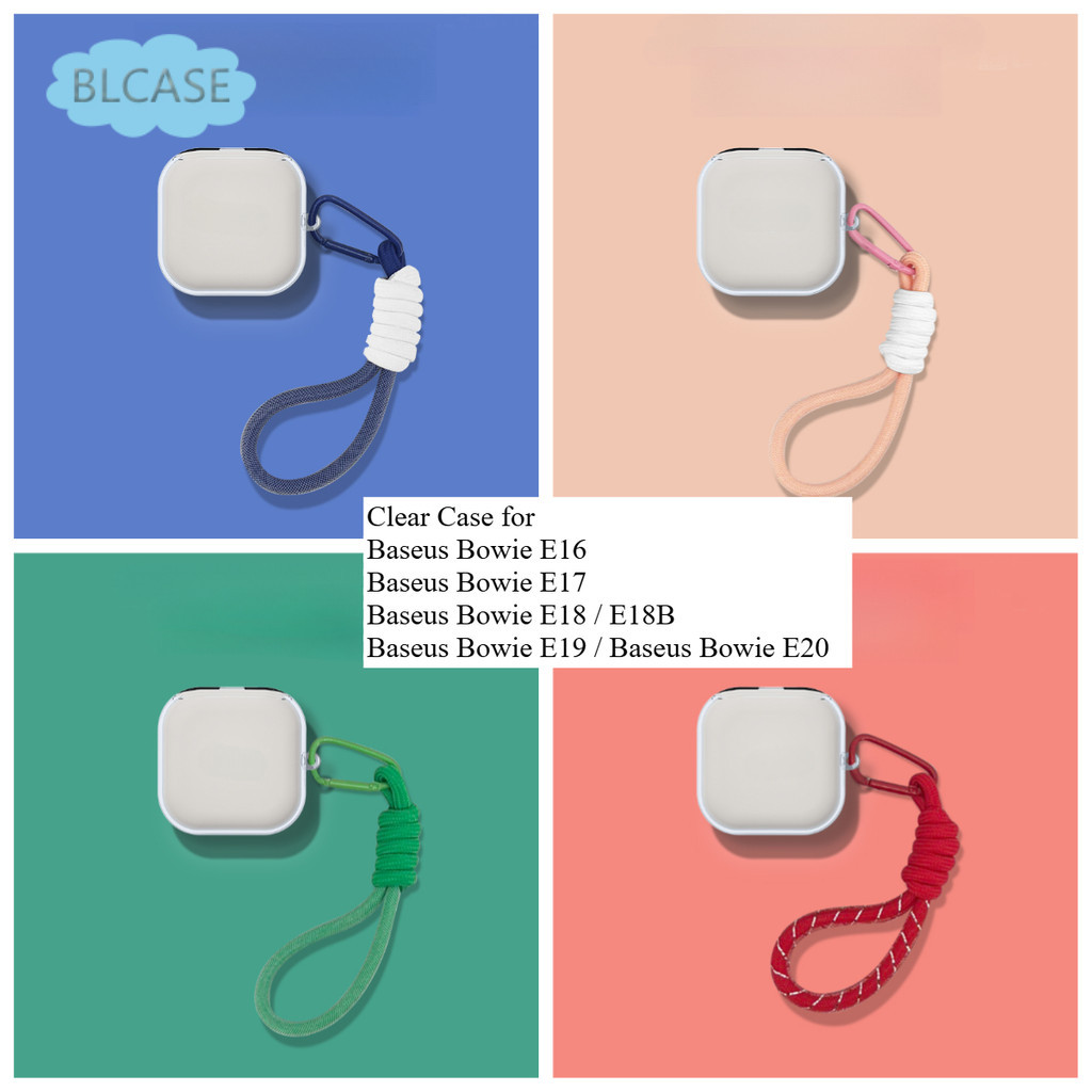 สําหรับ Baseus Bowie E19 E20 E18 E18B E17 E16 หูฟัง Clear TPU Transpent หูฟัง Soft Shell กันกระแทกชุ