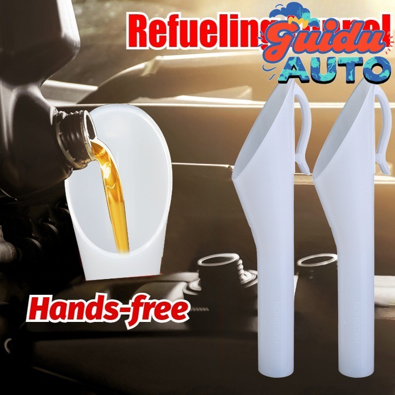 [ โมออโต้ ] ช่องทางเชื้อเพลิงรถยนต์ป้องกันการรั่วซึม | การออกแบบป้องกันการรั่วไหลและแฮนด์ฟรีพีวีซีที่มีความยืดหยุ่นไม่สิ้นสุดกับคอขยายเครื่องมือเติมน้ํามันเบนซินเครื่องยนต์