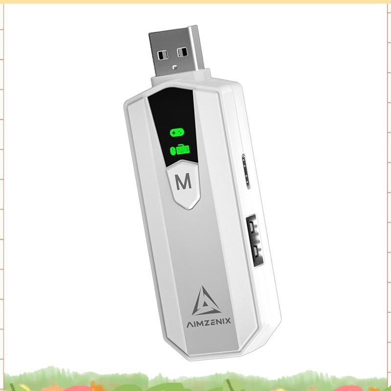 AX200PRO PC Gaming Converter คีย์บอร์ดเมาส์อะแดปเตอร์เข้ากันได้กับเกม FPS ยอดนิยม