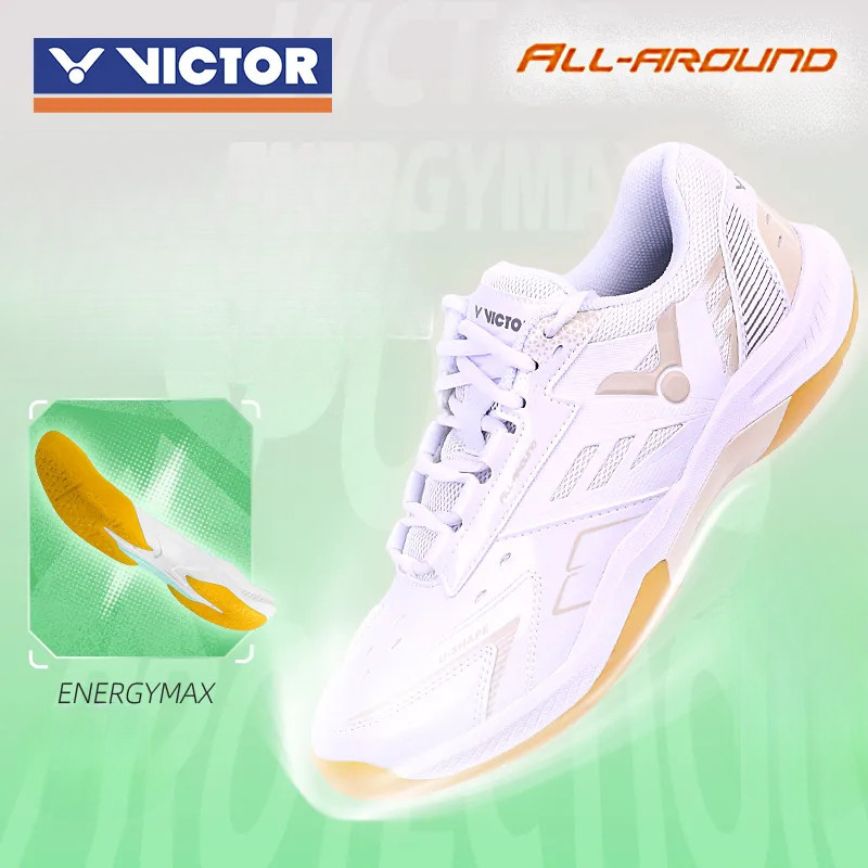 รองเท้าแบดมินตัน VICTOR กันลื่น ดูดซับแรงกระแทก A199 รองเท้าฝึกซ้อมและแข่งขันระดับมืออาชีพ