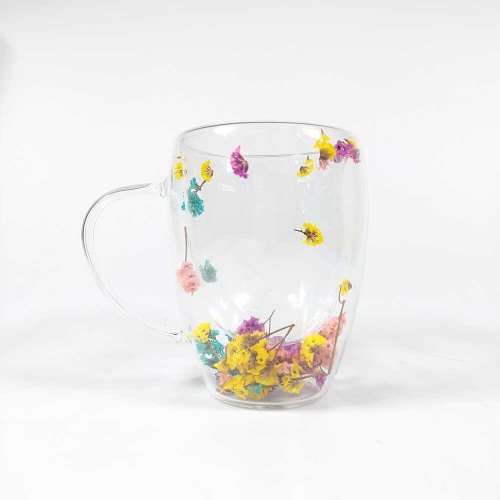 ANDEASTRA Tazakka ถ้วยกาแฟแก้วทนความร้อน Double Wall Aesthetic Mug 350ml - TZ-350