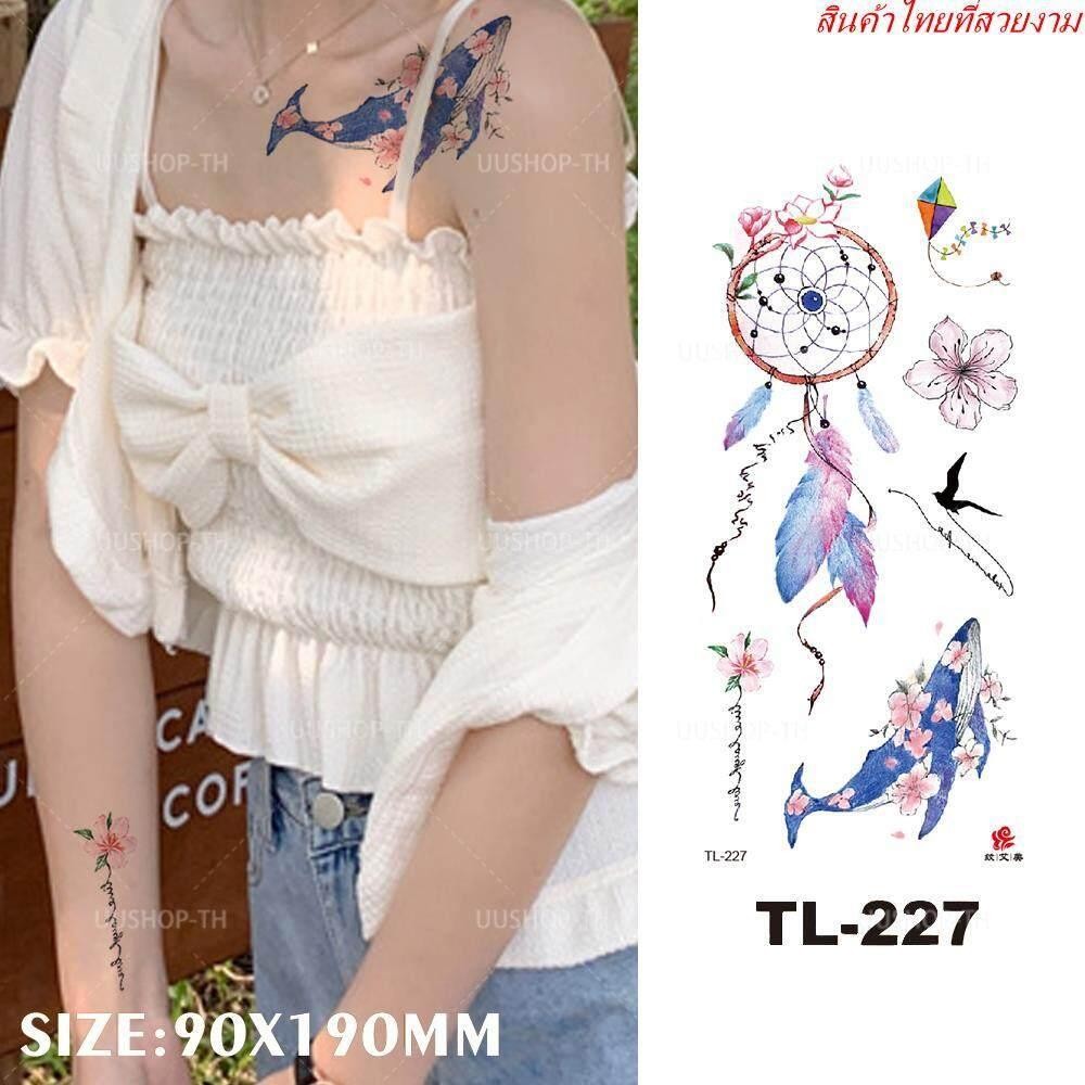 สติกเกอร์รอยสักแขน รอยสักแบบต่างๆ เล็กและสด