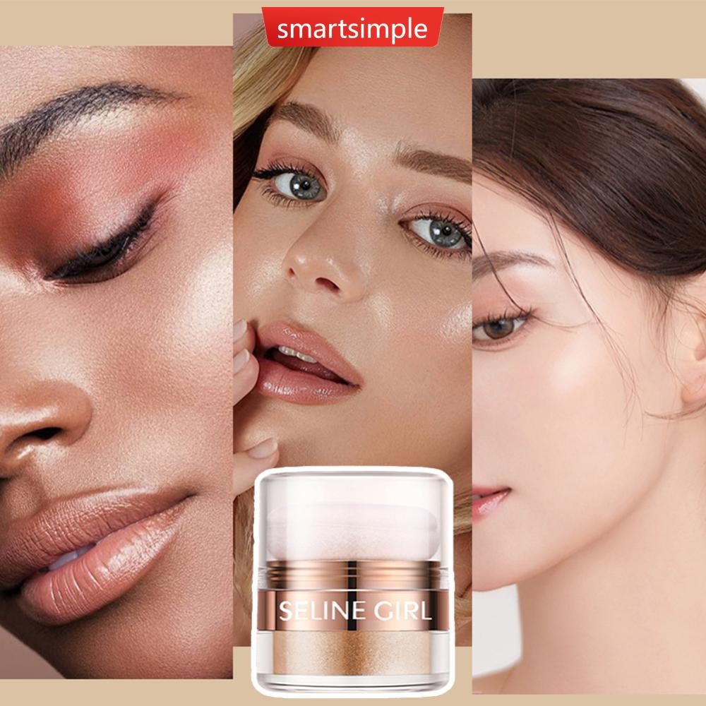 SMARTSIMPLE Body High Gloss Powder Face Full Body Powder Blusher Face Repairing Powder Brightening P