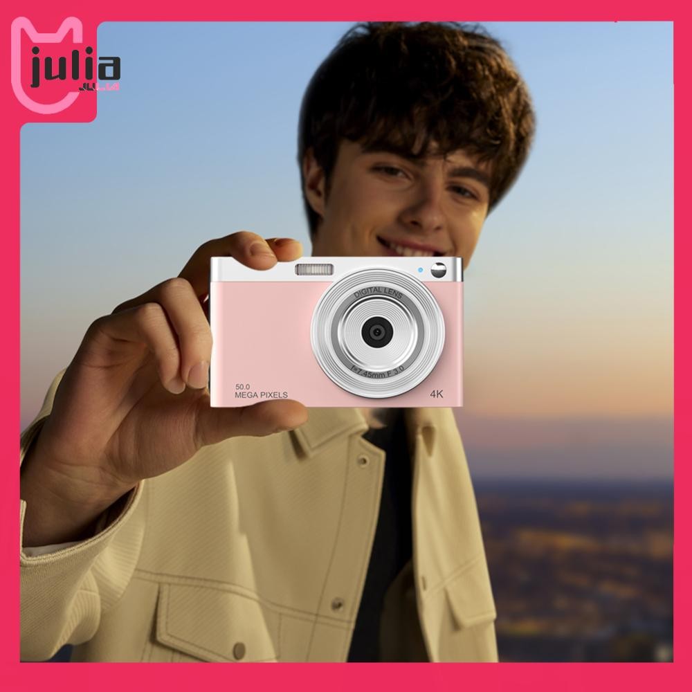 [Julia1.th] 50MP Vlogging Camera 2.88In Screen 16X Digital Zoom Camera ชาร์จ AF Travel Video Camera 