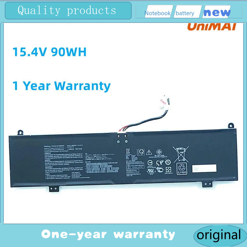 C41N2013 ใหม่ C41N2013แบตเตอรี่แล็ปท็อปสำหรับ ASUS G513QY GA503QS GU603HE /Hm GU603HR 15.4V 90WH bes