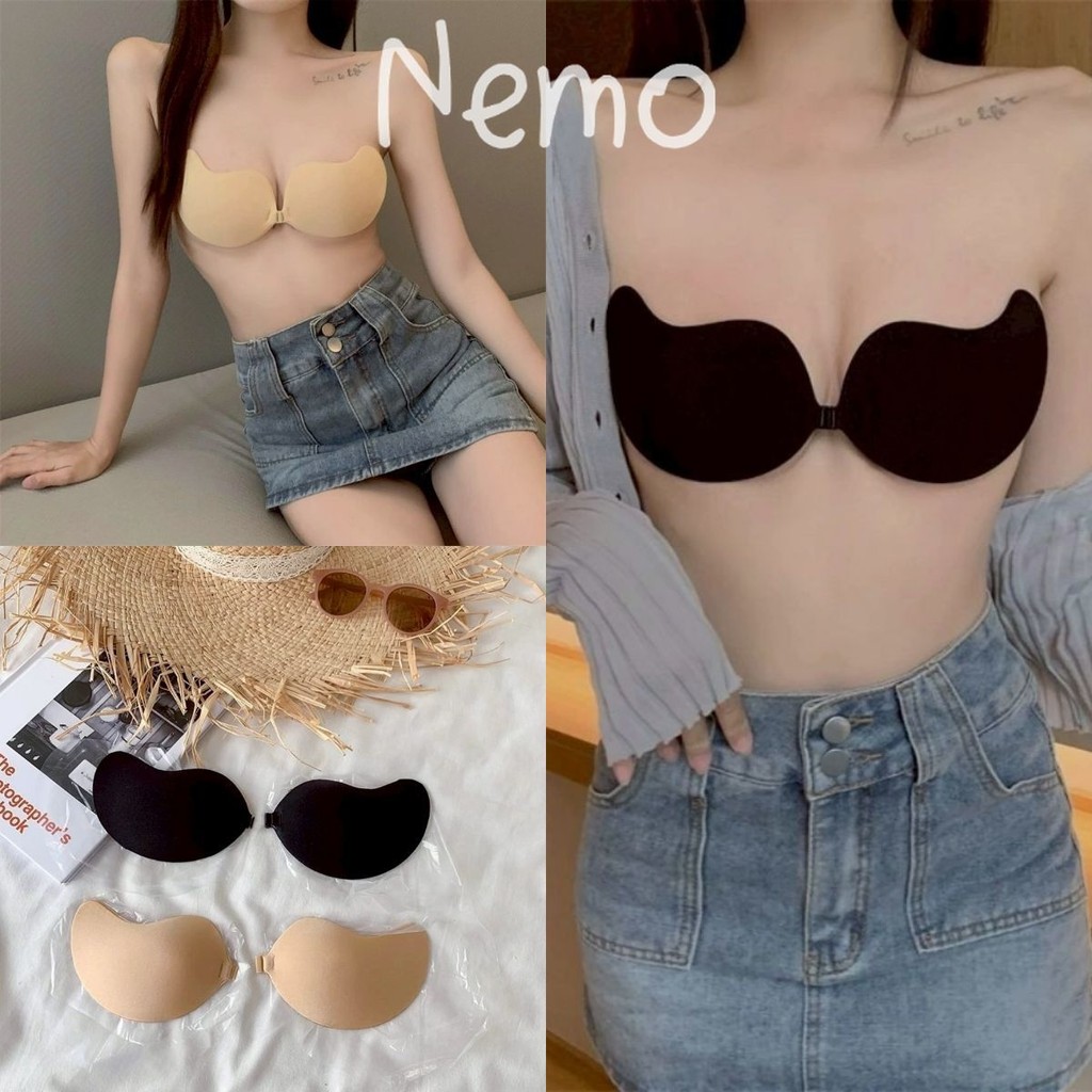Nemo store🌸# CUP บราปีกนก A/B/C/D มีไซส์ขนาดให้เลือกเกาหลี แผ่นแปะนม