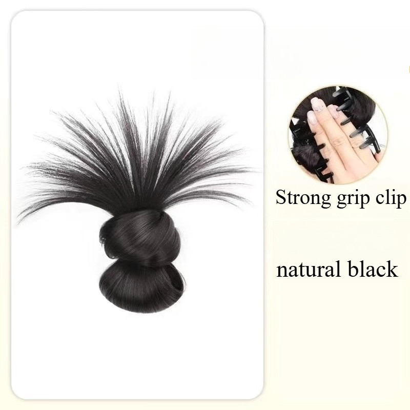 ปอมปาดหลังเทียม กระจุกผมตุ๊กตาติดหนีบในวินาที - ทรงผมสวยฟู เพิ่มความหนาแน่น - สำหรับผมบาง ผมสั้น - รูปที่ 5