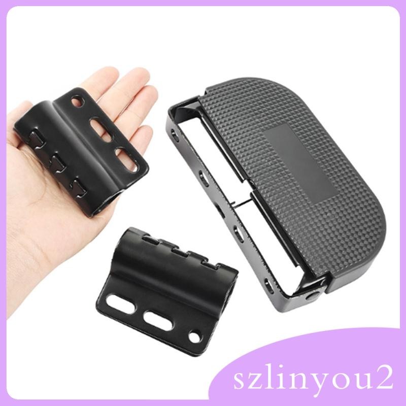 [ซลินยู2] แป้นเหยียบจักรยานไฟฟ้า 2 ชิ้น พับได้ มืออาชีพ งานหนัก ติดตั้งง่าย สากล พักเท้าไฟฟ้า - รูปที่ 3