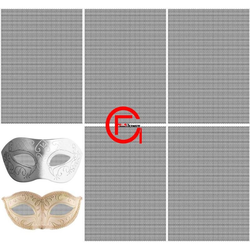 ราคาที่ดีที่สุด 5 แผ่น 0.5 มม.สีดํา Fursuit Eye ตาข่ายพลาสติกสําหรับ Props Fursuits Furry คอสเพลย์หั