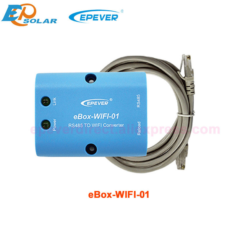 eBOX-WIFI-01 eBOX-BLE-01适配EPEVER太阳能控制器 WIFI 蓝牙模块