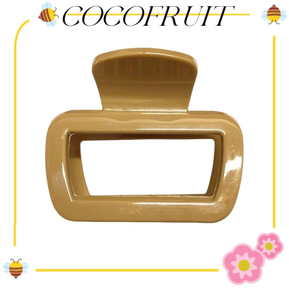 COCOFRUIT Unsnappable Hair Claw คลิป, ยืดหยุ่น Anti Collision Protection คลิปฉลาม, แฟชั่นซิลิโคนนุ่มสบายลื่นผมหางม้า Hairpins สําหรับผู้หญิง