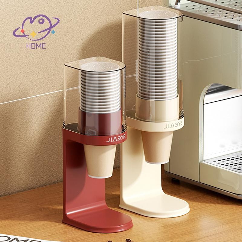 [mayhome] เครื่องจ่ายถ้วยกระดาษแบบใช้แล้วทิ้งติดผนังตู้น้ําพลาสติกที่วางแก้วภาชนะถ้วยถ้วยกระดาษกรอบ Home Organizer {TH}