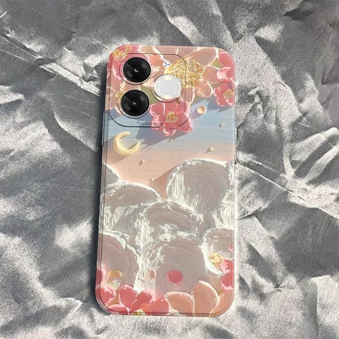 1t3l A80 4g 2024 / A50 A70 A60 A60s s23 Plus s23 p40 p55 4g p55 5g - Kesing - Motif M4rble Bung4 - ซ