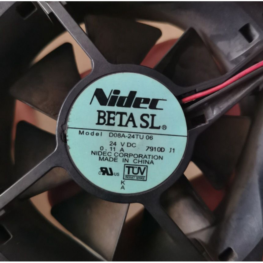 ของแท้ NIDEC D08A-24TS2 01 D08A-24TU 06 24V พัดลมระบายความร้อนอินเวอร์เตอร์