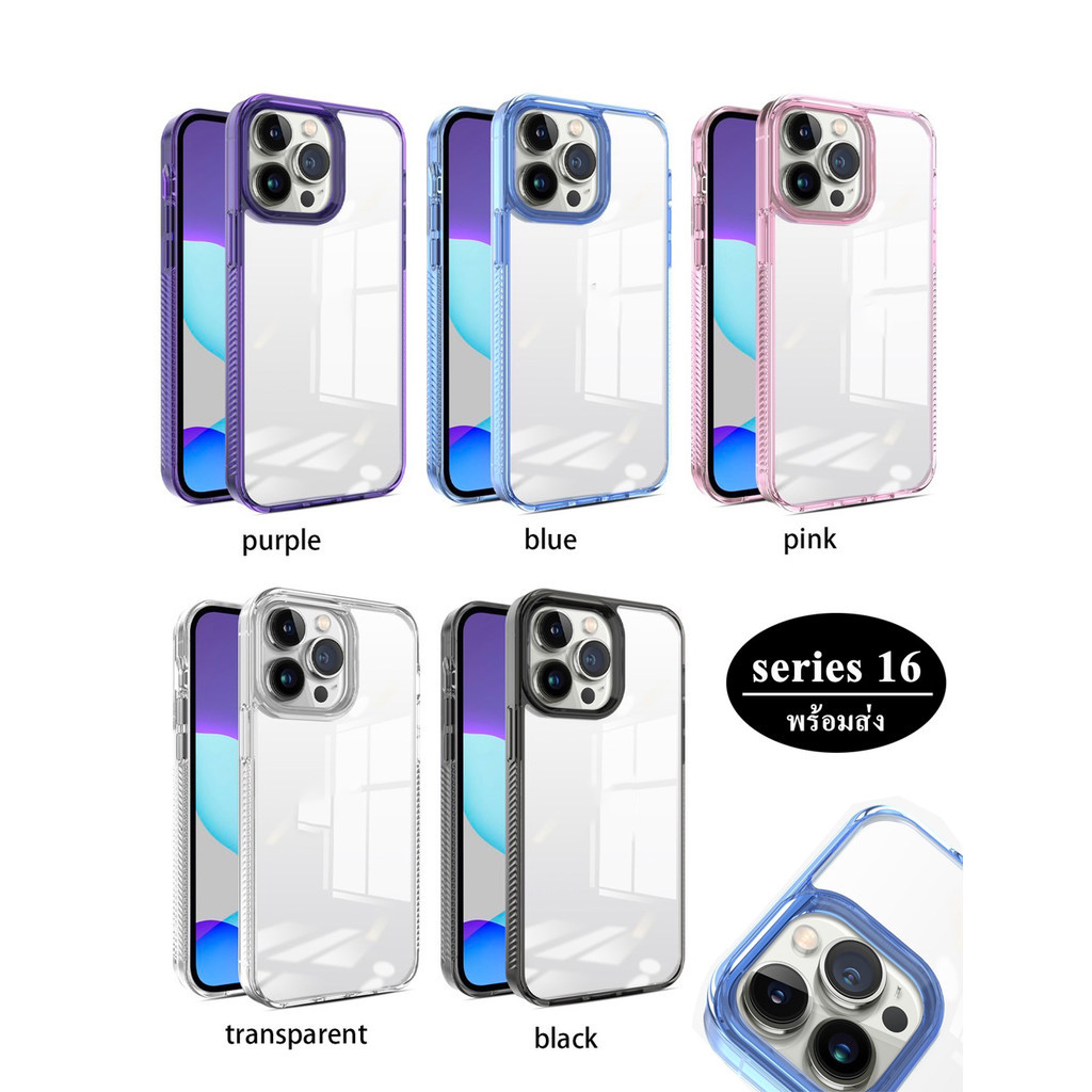 PC  ของแท้💯% เคส กันกระแทก For iPhone 16 16Pro 16Plus 16Promax 11Promax 12Promax 13Promax 14Promax 1