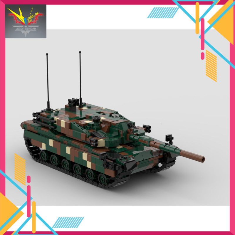 MOC Army Military Tank K2 Black Panther Assembly Toy