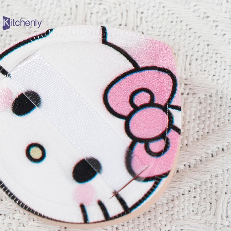 Null Sanrio แต่งหน้าฟองน้ําพัฟ Hello Kitty แต่งหน้าคอนซีลเลอร์ Super Soft Elastic Cotton Face Base M